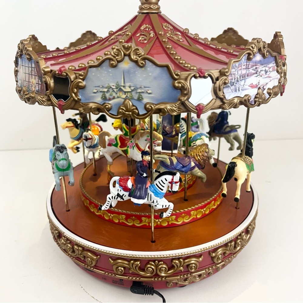 Mr. Christmas Triple Decker Carousel Music Box